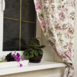 Perdele Provence cu modele florale