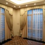 cortinas con techos tensados ​​ideas interiores