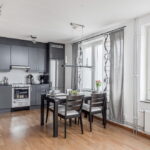idées d'intérieur de rideaux gris