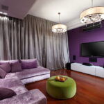 rideaux gris couleur design photo