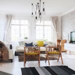 cortinas escandinavas com pick-up