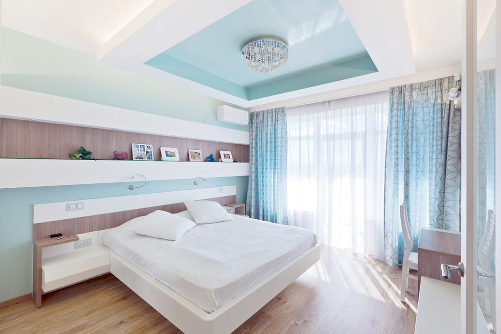 Vorhänge im Schlafzimmer