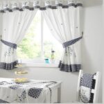 rideaux country blanc court
