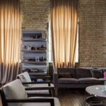 tende loft beige trasparente