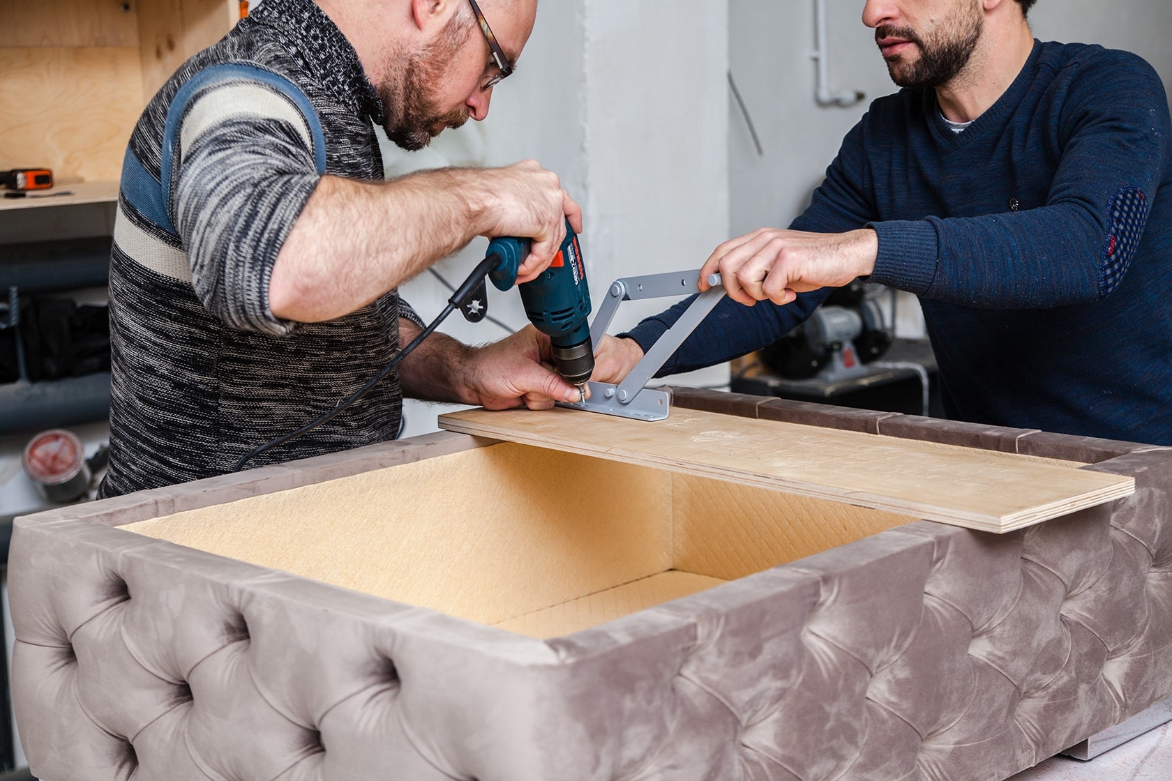 Réparation de canapé bricolage