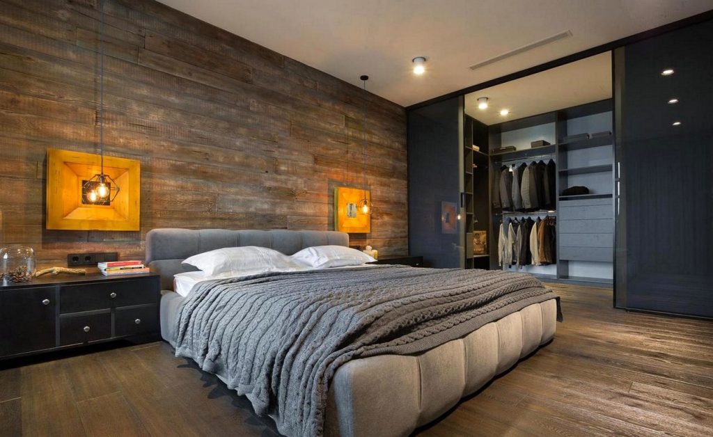 dormitorio estilo loft