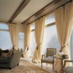 formas de colocar cortinas en la foto del alero