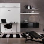 table-bed black and white