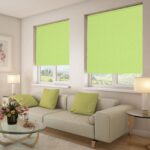 volets roulants vert clair