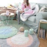 ý tưởng trang trí thảm dệt kim