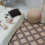 ý tưởng trang trí thảm dệt kim