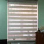 zebra gordijnen beige
