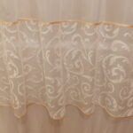 tulle con inserto in pizzo
