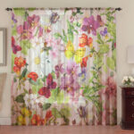 tulle colorato con farfalle