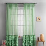 tulle colorato con volant