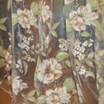 tulle colorato con peonie