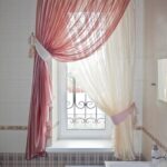 tulle colorato a due strati