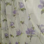 tulle colorato con fiordalisi