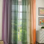tulle colorato a righe