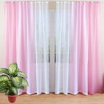 tulle colorato rosato con bianco