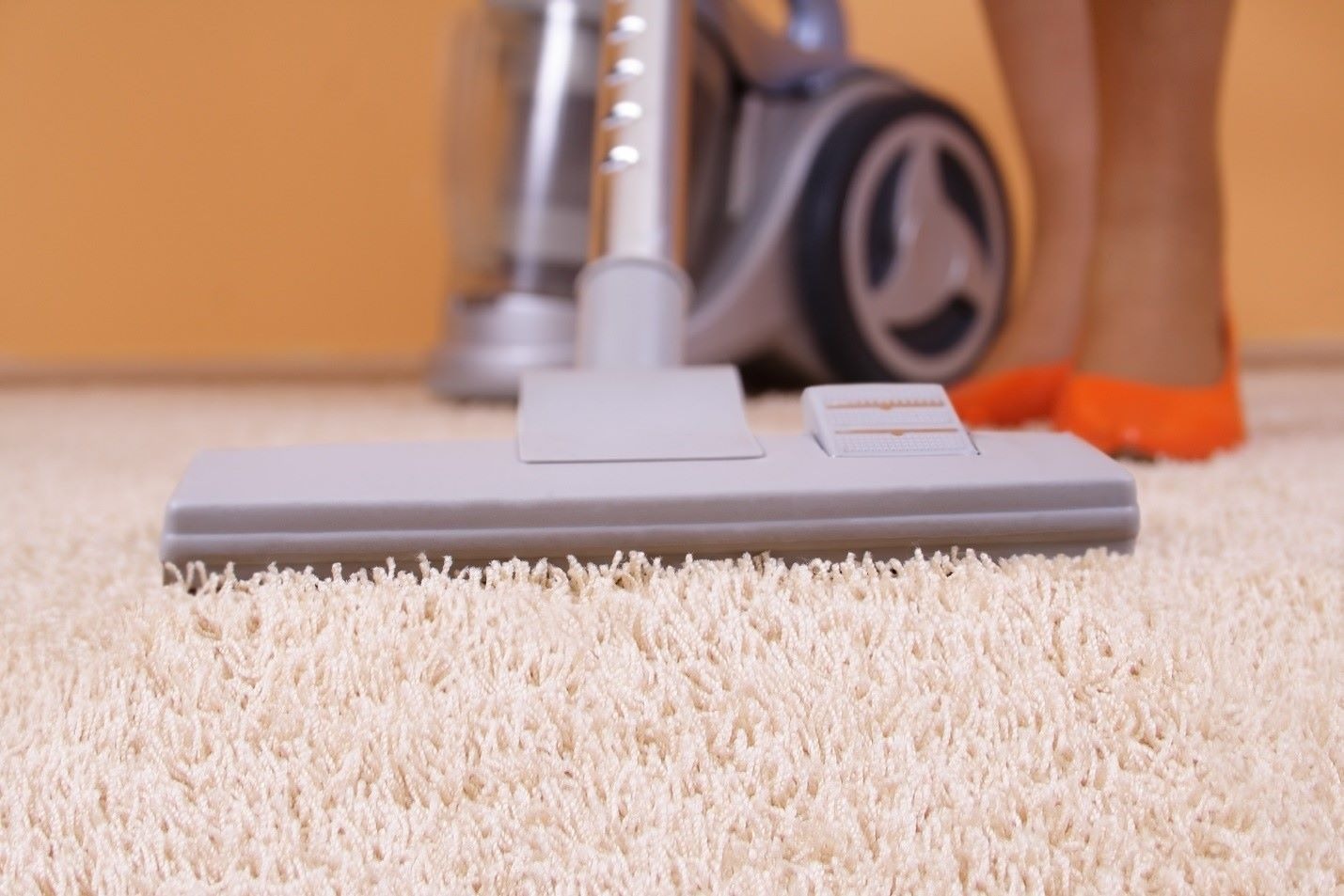passe l'aspirateur sur le tapis