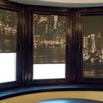 design delle tende a rullo