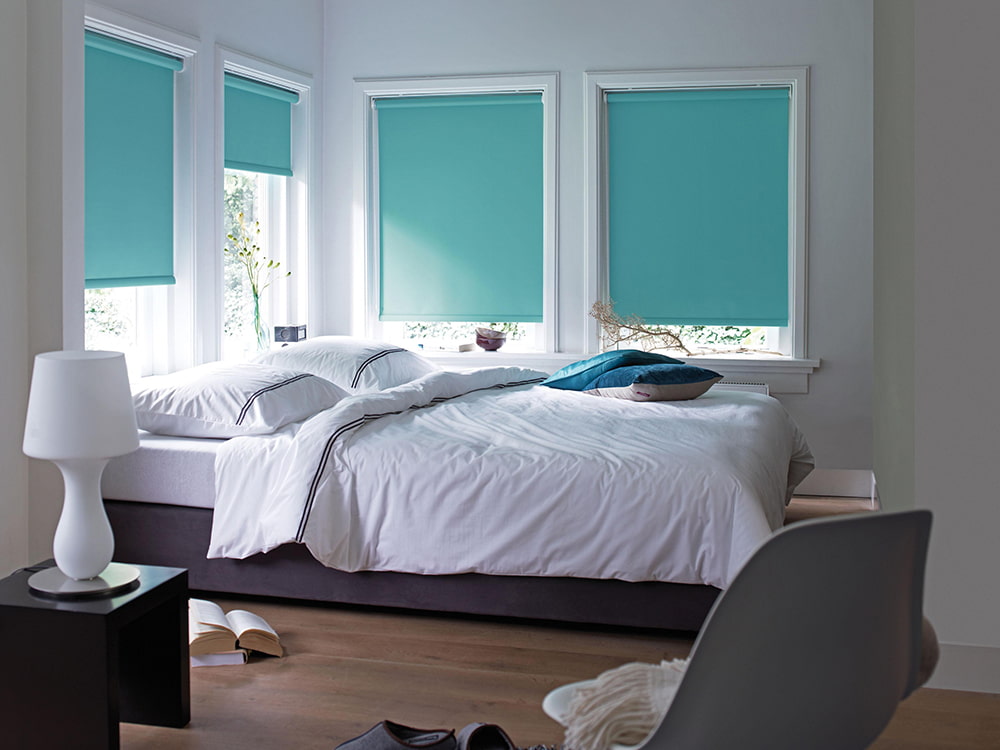 volets roulants dans la chambre