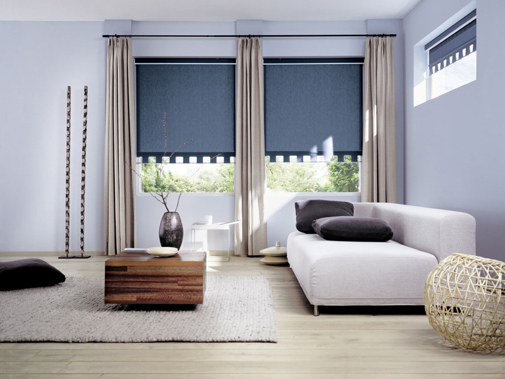 volets roulants dans le salon