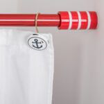 tringle pour rideaux dans la salle de bain types de décoration