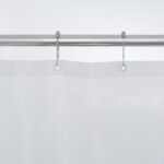 idées de décoration de tringle à rideau de salle de bain