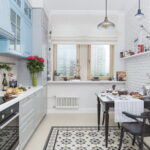 tende per idee di design della cucina
