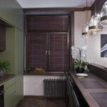 tende per idee di design della cucina