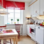 tende per la decorazione della cucina