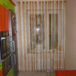 curtains made of beads in the kitchen muslin