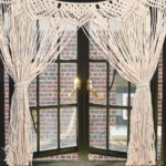 rideaux en macramé décor photo