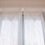 idées d'intérieur de rideaux en macramé