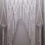 idées d'options de rideaux en macramé