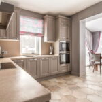 foto di arredamento delle tende della cucina
