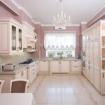 tende per la foto dell'arredamento della cucina