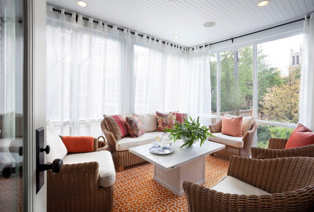 Tüll auf Ösen Designfoto