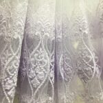 trèfle en tulle brodé