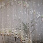 short en tulle brodé