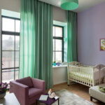 tulle vert à l'intérieur