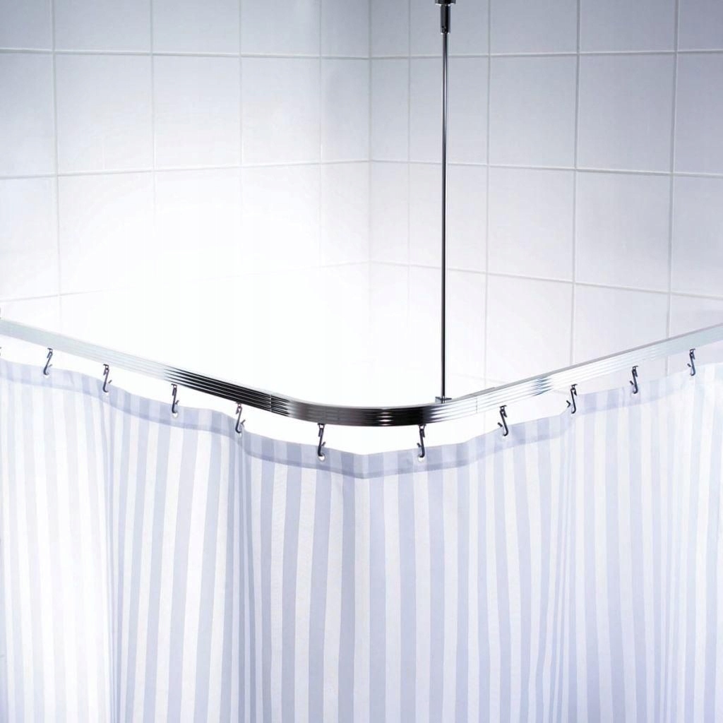 tringle à rideau flexible pour salle de bain
