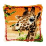 broderie girafe