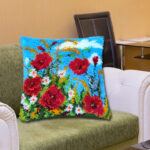 coquelicots d'oreiller