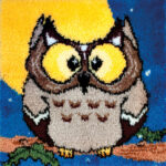 hibou à broder
