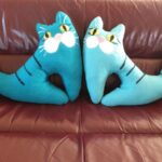hermosas almohadas de gato