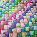 patchwork bonbon blanket