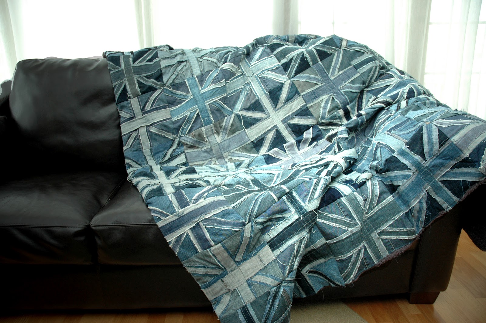 blanket on the couch